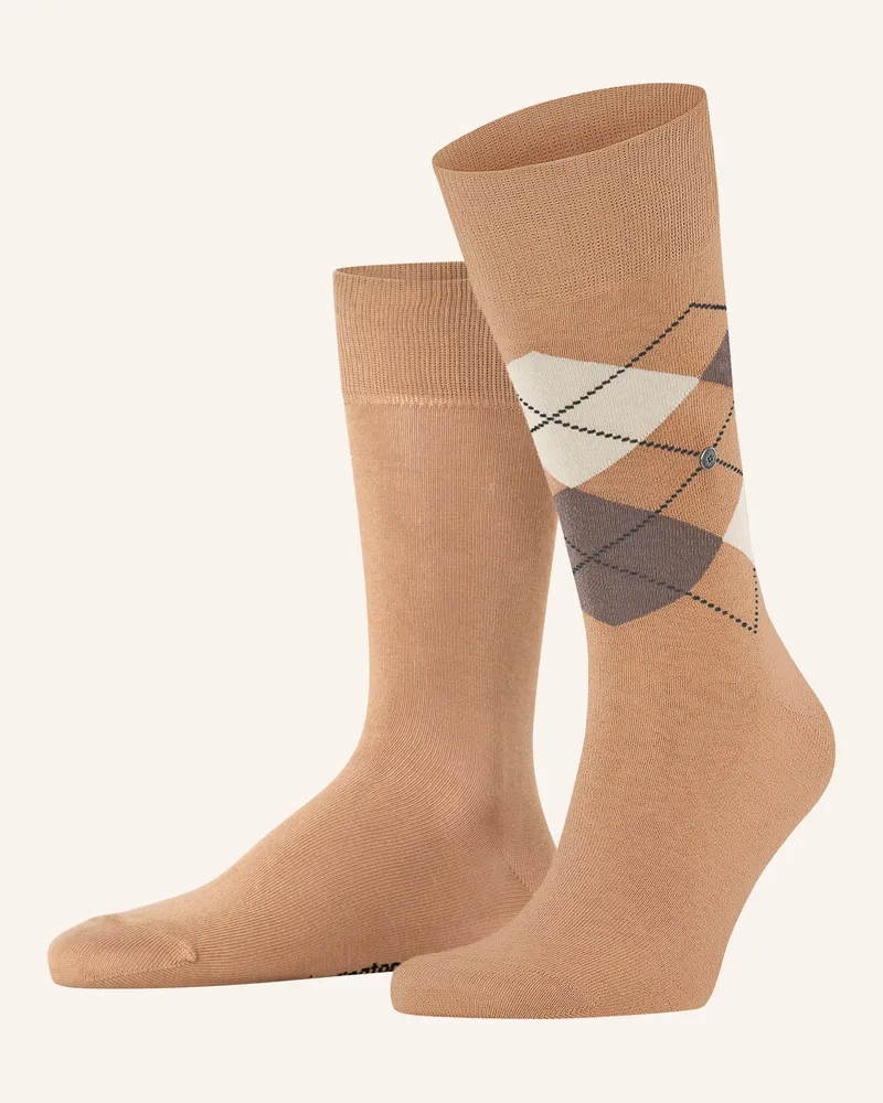 Burlington 2er-Pack Socken Everyday X-Mas beige 0500