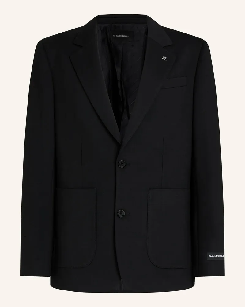 Karl Lagerfeld Blazer schwarz Schwarz