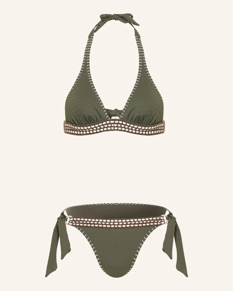 Banana Moon Triangel-Bikini Damomadia Marany gruen Khaki