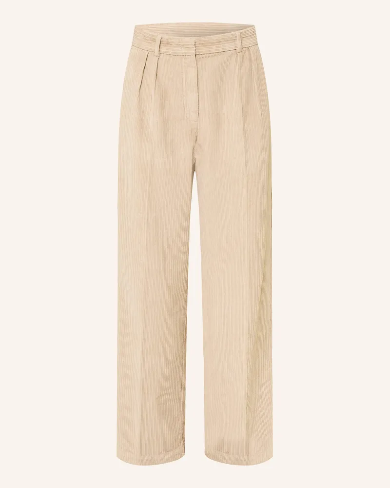 ba&sh Marlenehose Vanita Aus Cord beige Beige