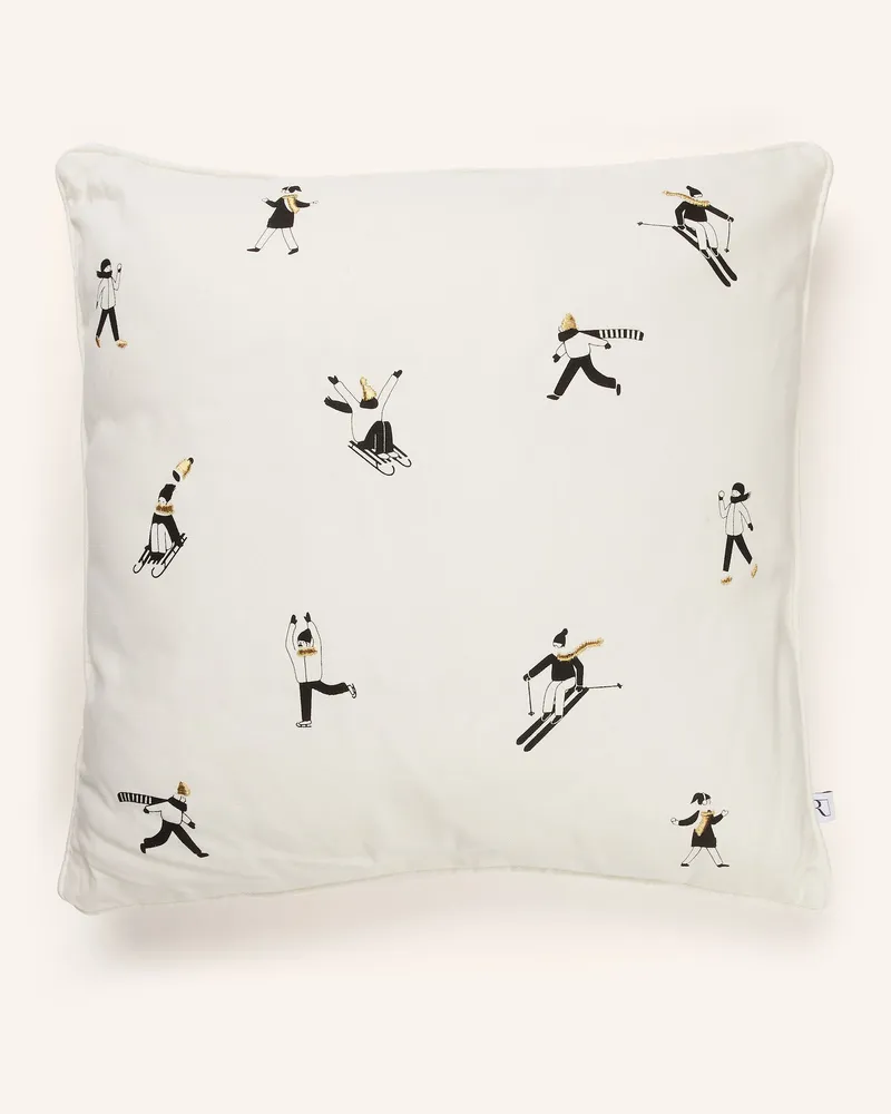 räder Dekokissen Weiss