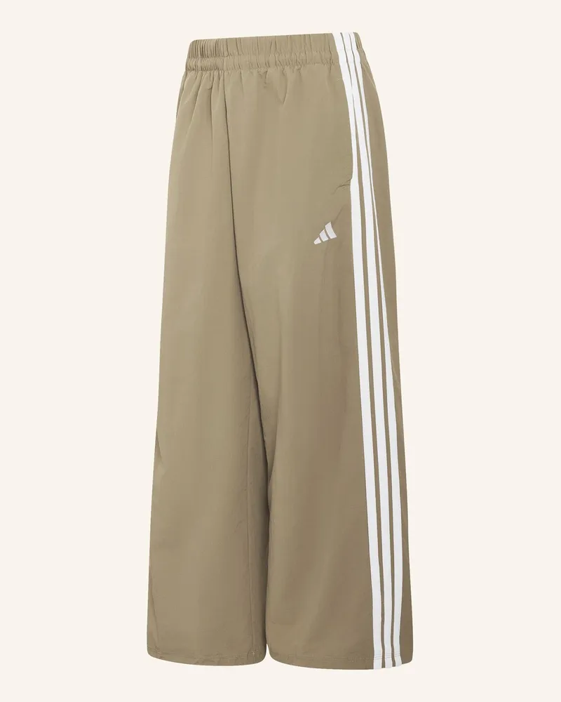adidas Iconic Bungees-Trainingshose, Gewebt, Weites Bein beige Khaki