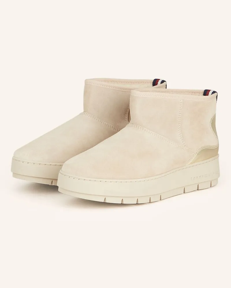 Tommy Hilfiger Plateau-Boots - BEIGE Beige