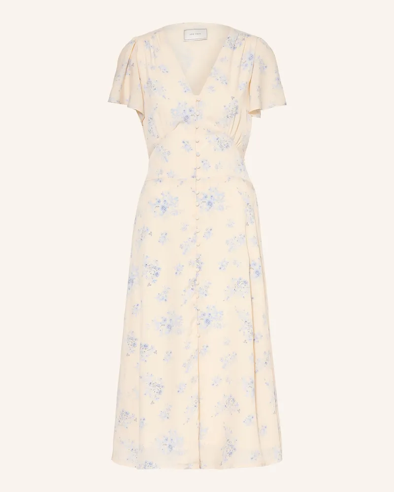 Neo Noir Kleid Eleni Mit Volants weiss Ecru