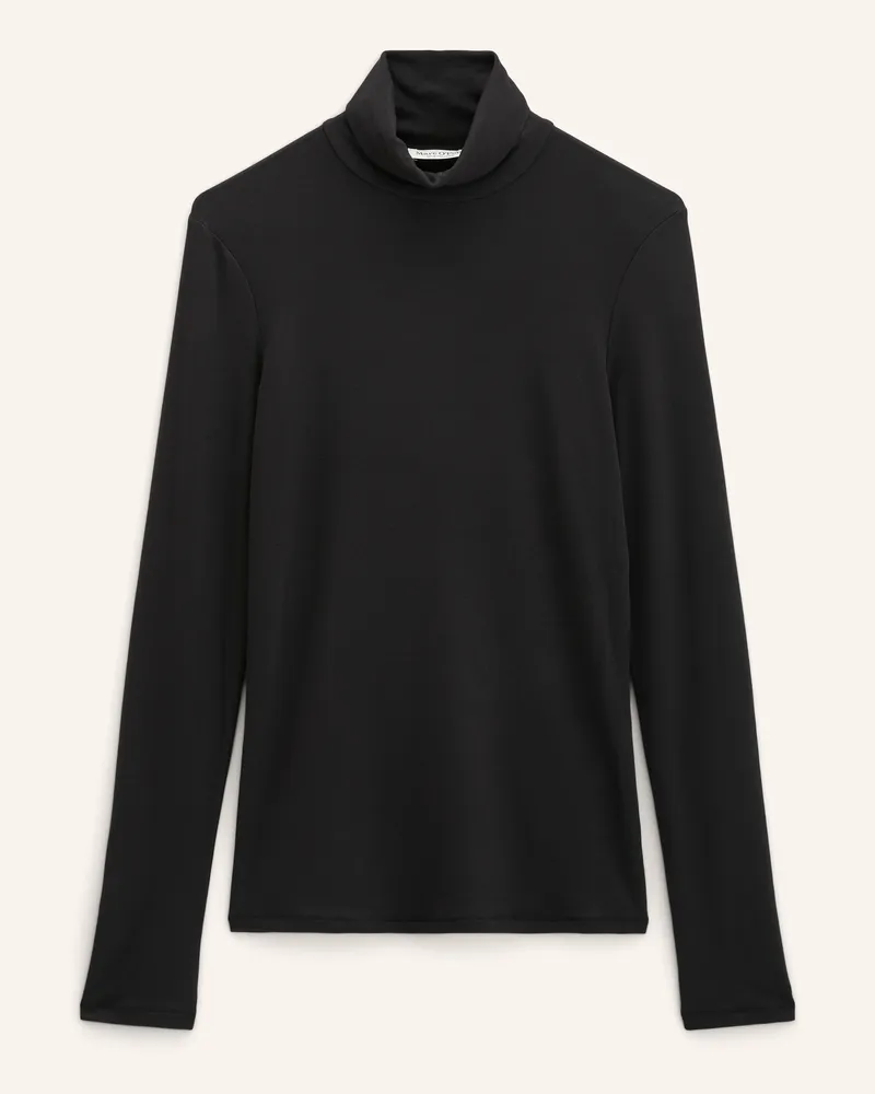 Marc O'Polo Longsleeve schwarz Schwarz