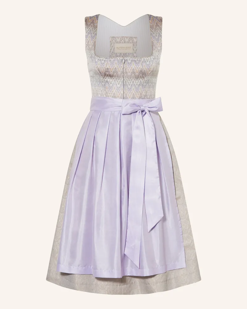 AlpenHERZ Dirndl Pippa Mit Glitzergarn lila Helllila