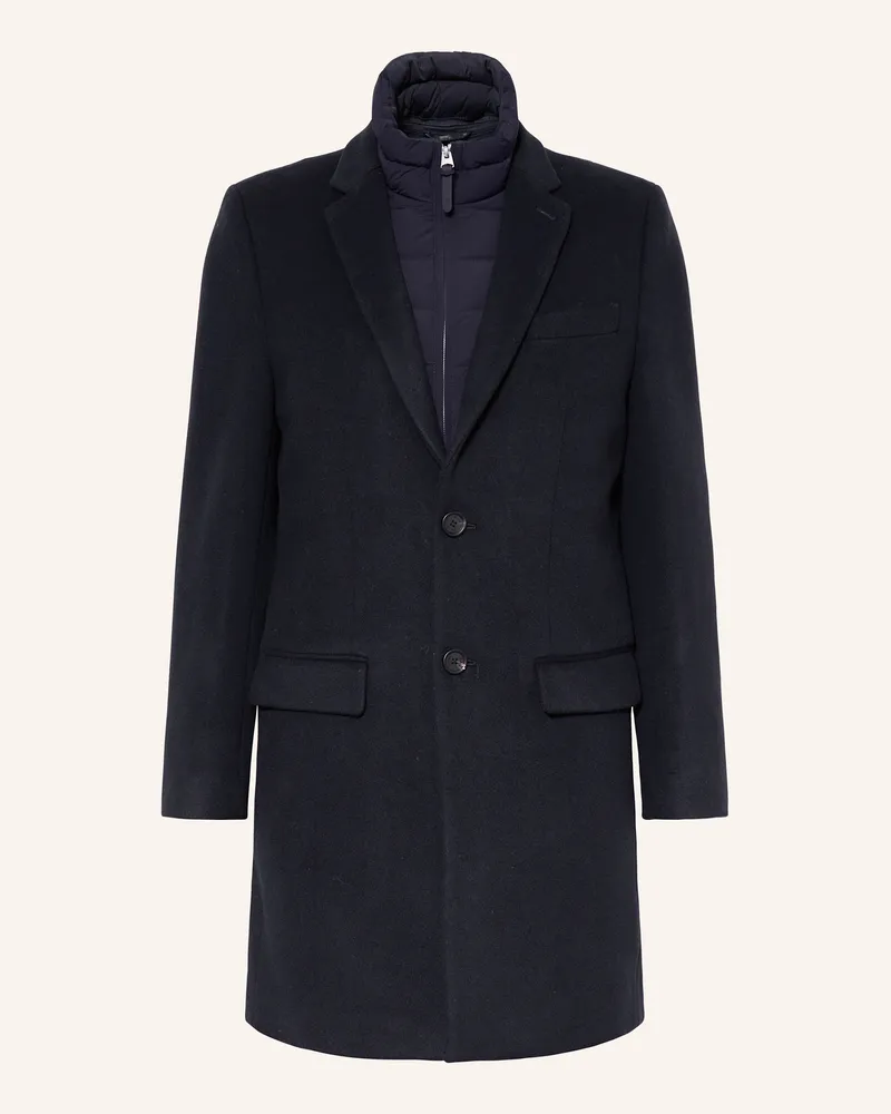 Mackage Wollmantel SKAI mit herausnehmbarerer Blende Dunkelblau