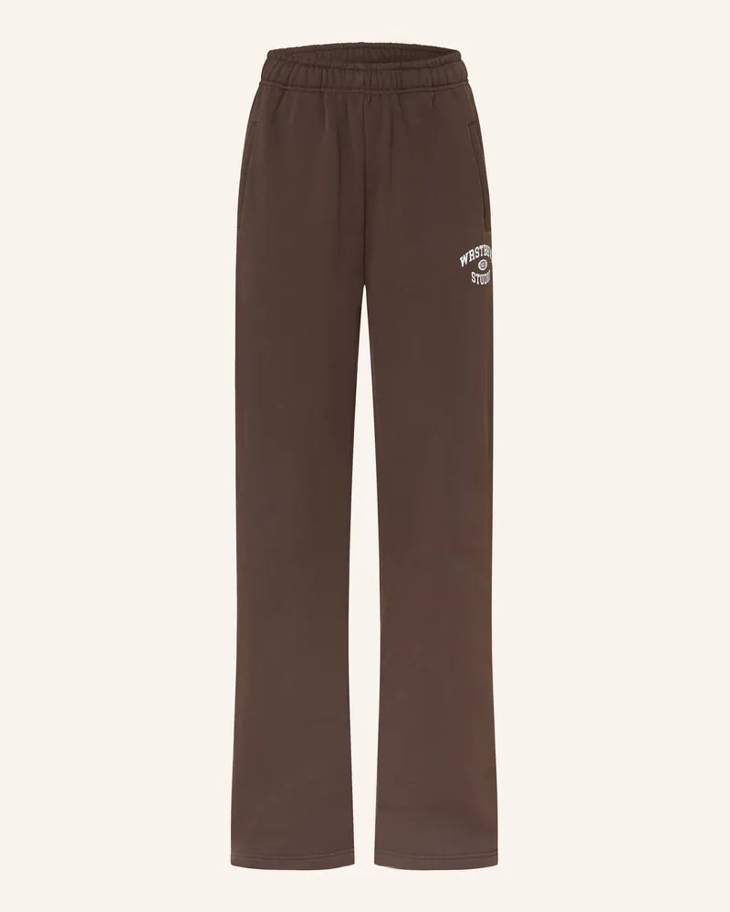 WRSTBHVR Sweatpants NOMI Dunkelbraun