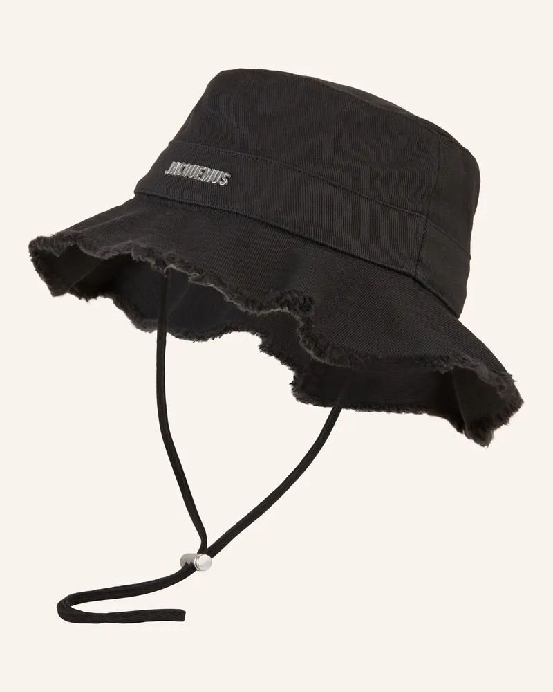 Jacquemus Bucket-Hat Le Bob Artichaut schwarz Schwarz
