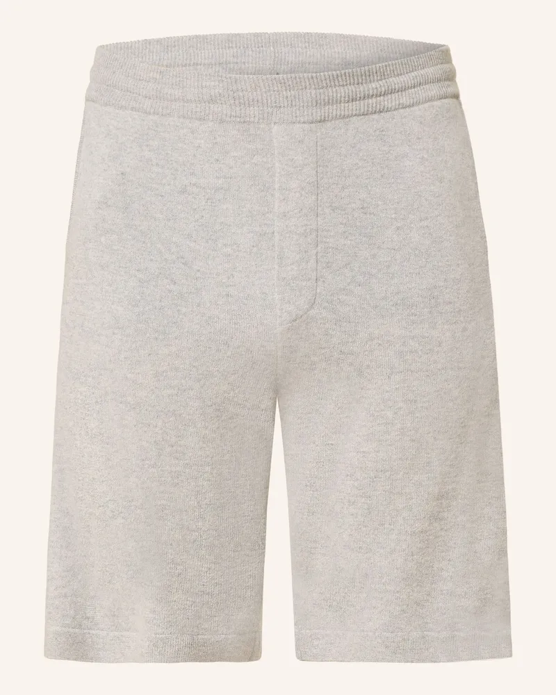 Lisa Yang Strickshorts FELIX aus Cashmere Grau