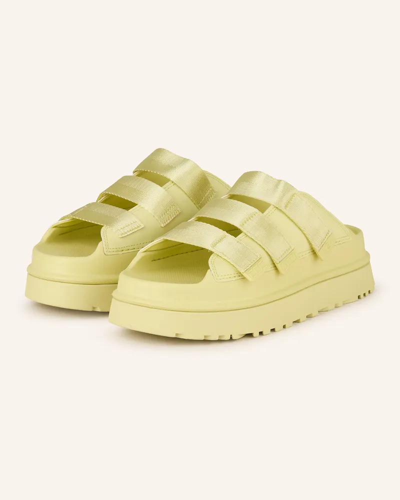 UGG Plateau-Pantoletten GOLDENGLOW Hellgelb