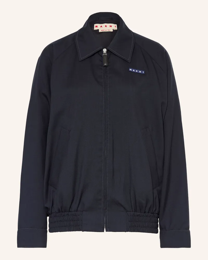 Marni Blouson blau Dunkelblau