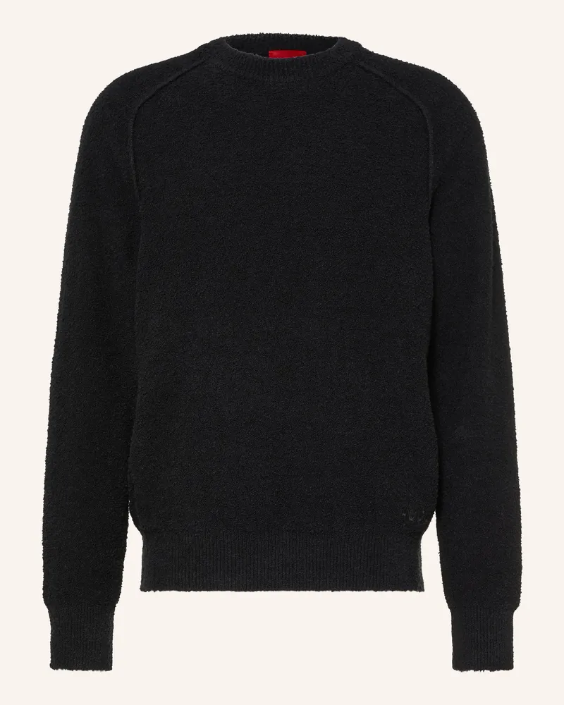 HUGO BOSS Pullover San Christopher schwarz Schwarz