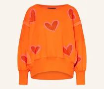 Sweatshirt mit Schmucksteinen