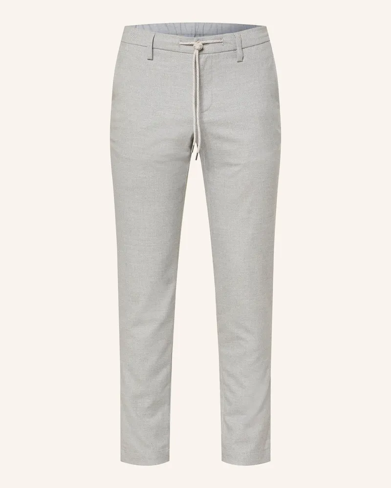 Alberto Chino JUMP im Jogging-Stil Slim Fit Hellgrau