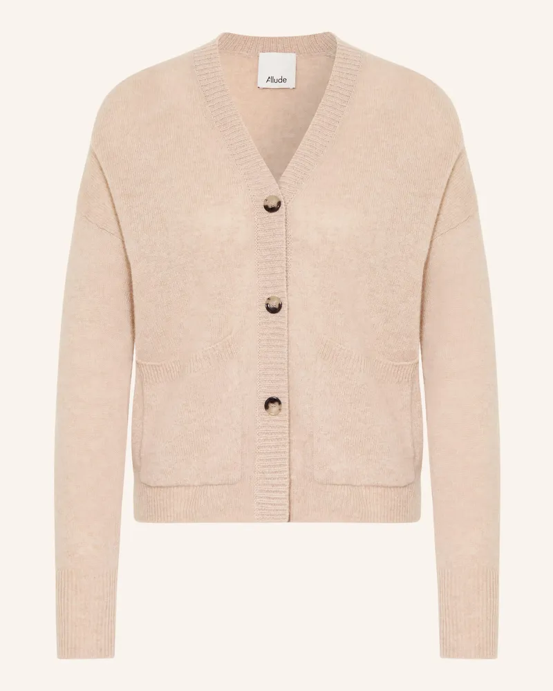 ALLUDE Strickjacke Aus Cashmere beige Beige