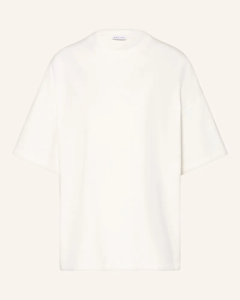 Mrs & HUGS Oversized-Shirt Weiss