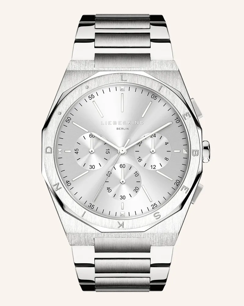 Liebeskind Armbanduhr  Aus  Edelstahl silber Silber