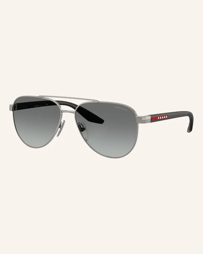 Prada Sonnenbrille Ps a52s silber 5av3m1