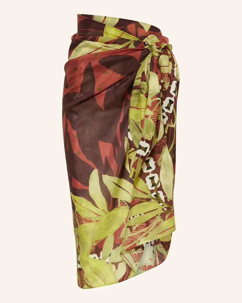 Maryan Mehlhorn Pareo FOLIO mit Seide Dunkelbraun