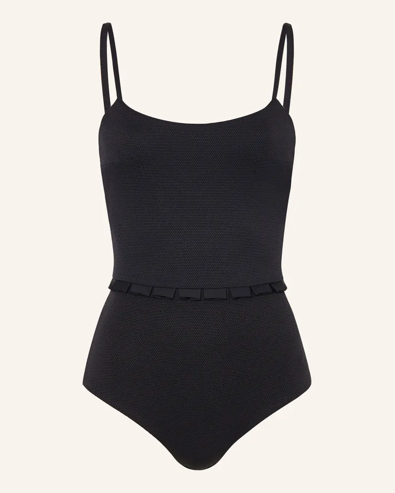 MYMARINI Badeanzug No 4 Zum Wenden Mit Uv-Schutz 50+ schwarz Schwarz