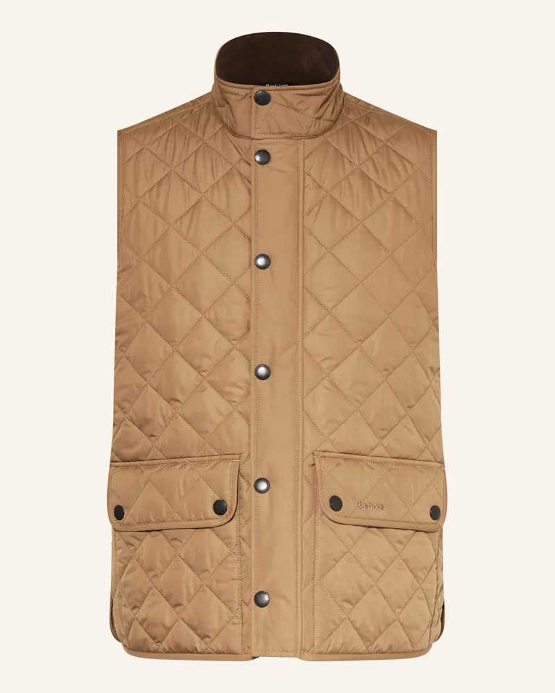 Barbour Steppweste beige Camel