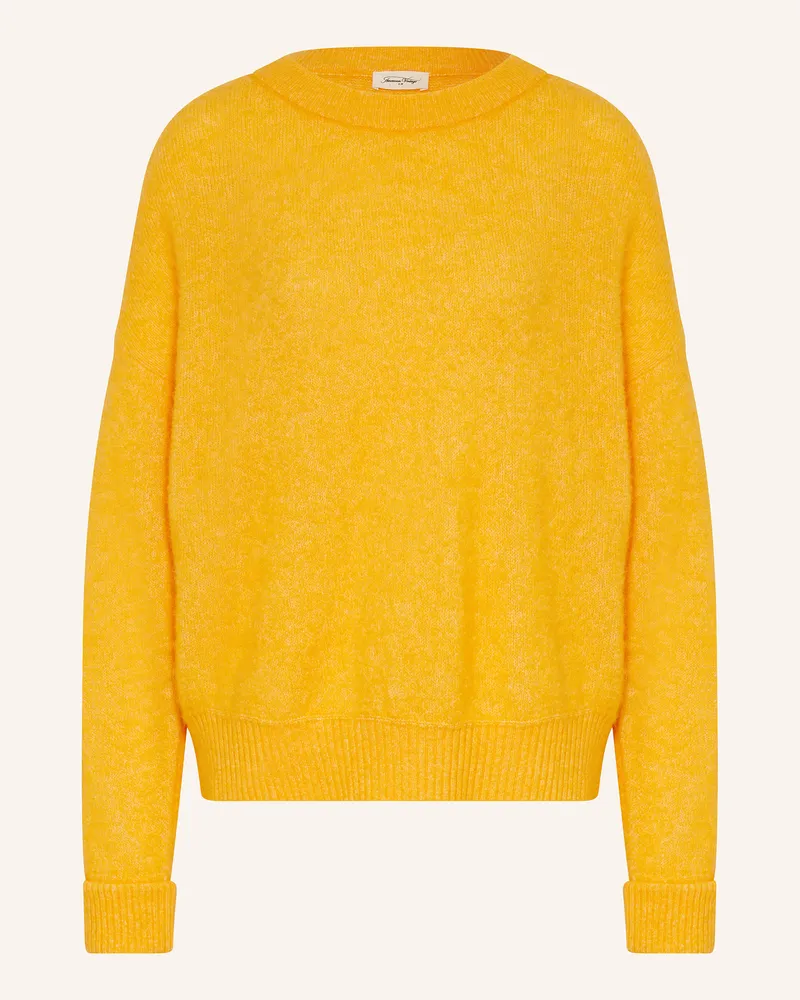 American Vintage Pullover VITOW mit Alpaka Orange