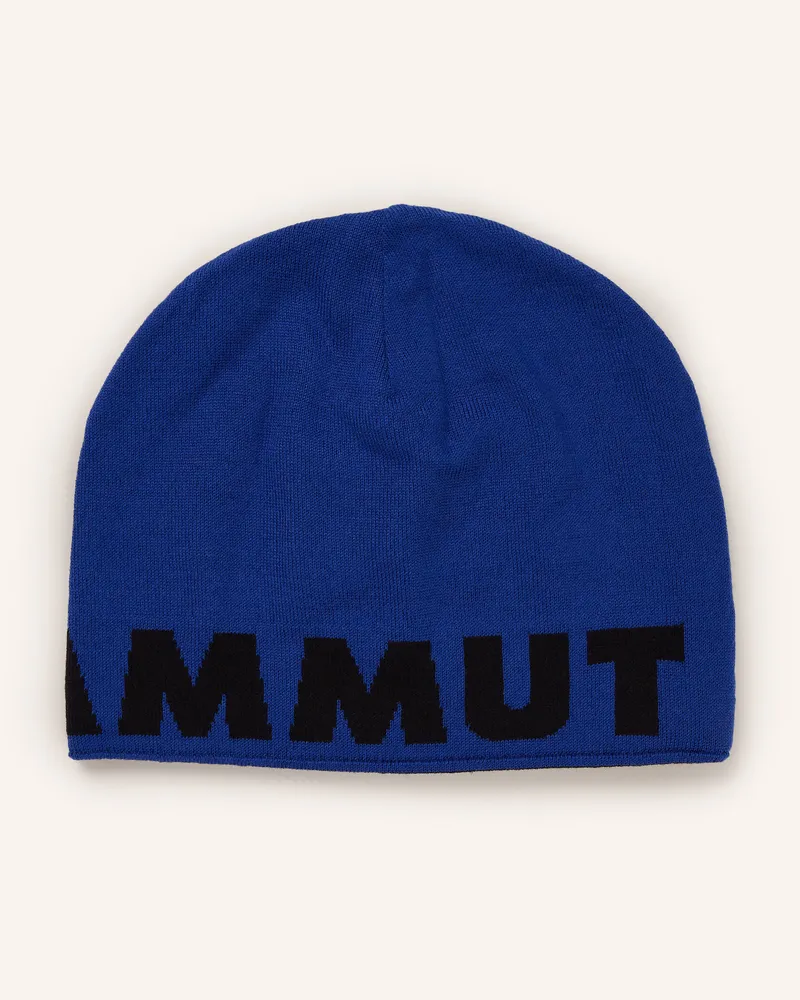Mammut Mütze LOGO BEANIE Blau