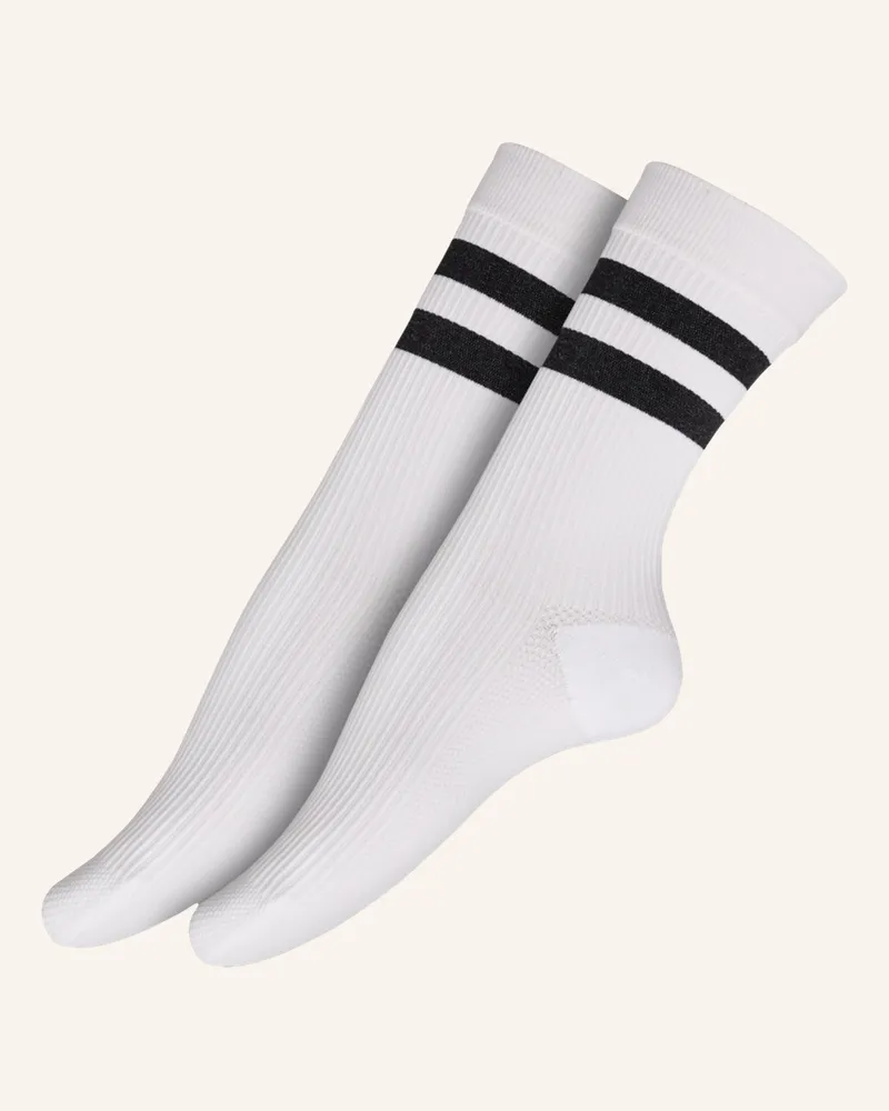 ITEM m6 2er-Pack Socken SNEAKER COTTON CONSCIOUS RIBBED mit Kompression Weiss