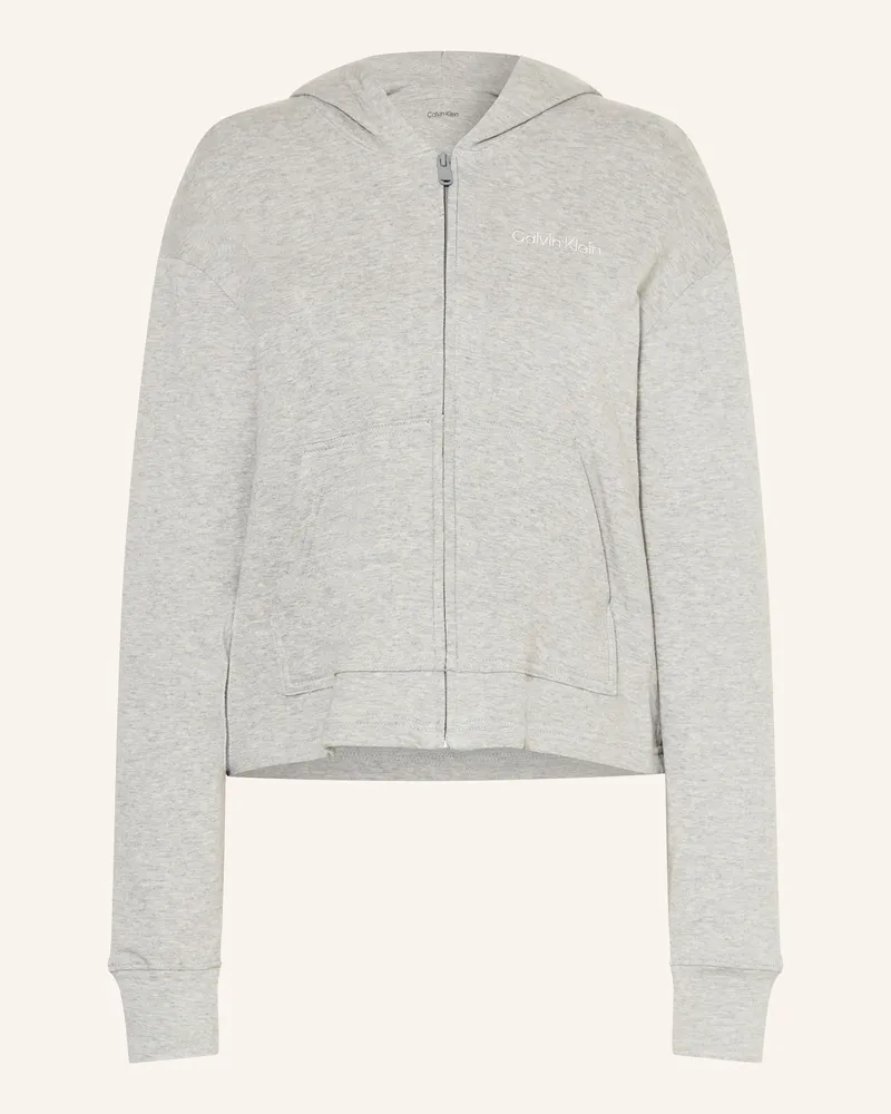 Calvin Klein Lounge-Sweatjacke ICON COTTON TERRY Grau