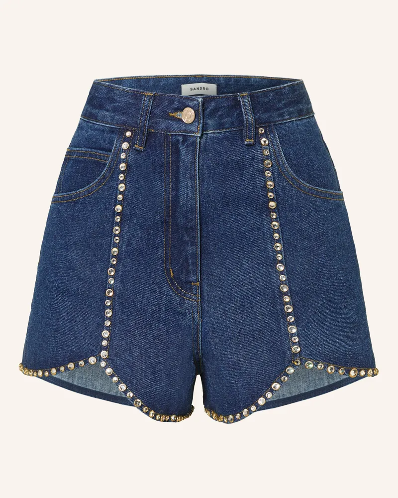 Sandro Jeansshorts mit Schmucksteinen 4785
