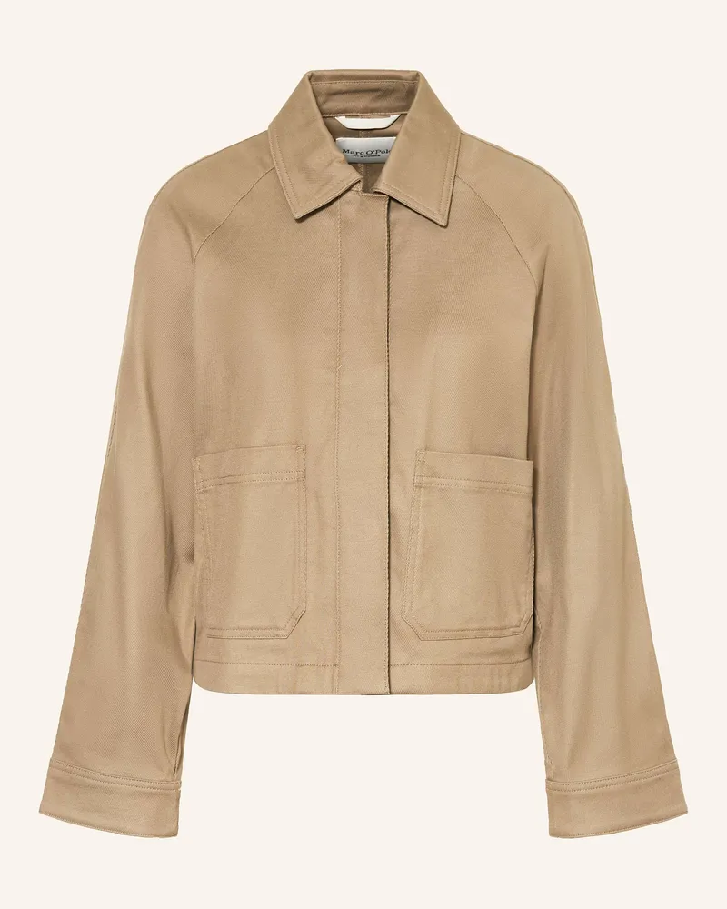 Marc O'Polo Kastenjacke braun Beige