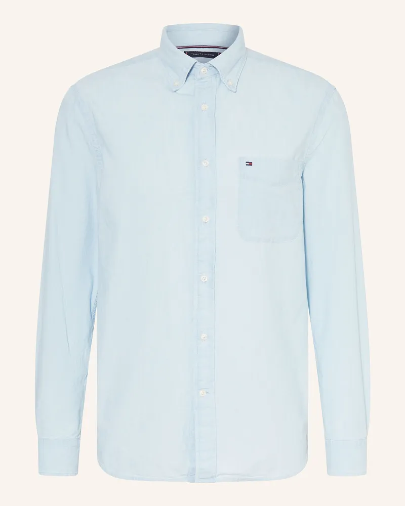 Tommy Hilfiger Hemd Regular Fit blau Hellblau
