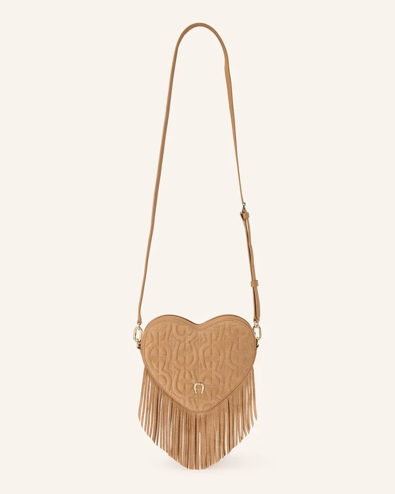 Aigner Umhängetasche beige Camel