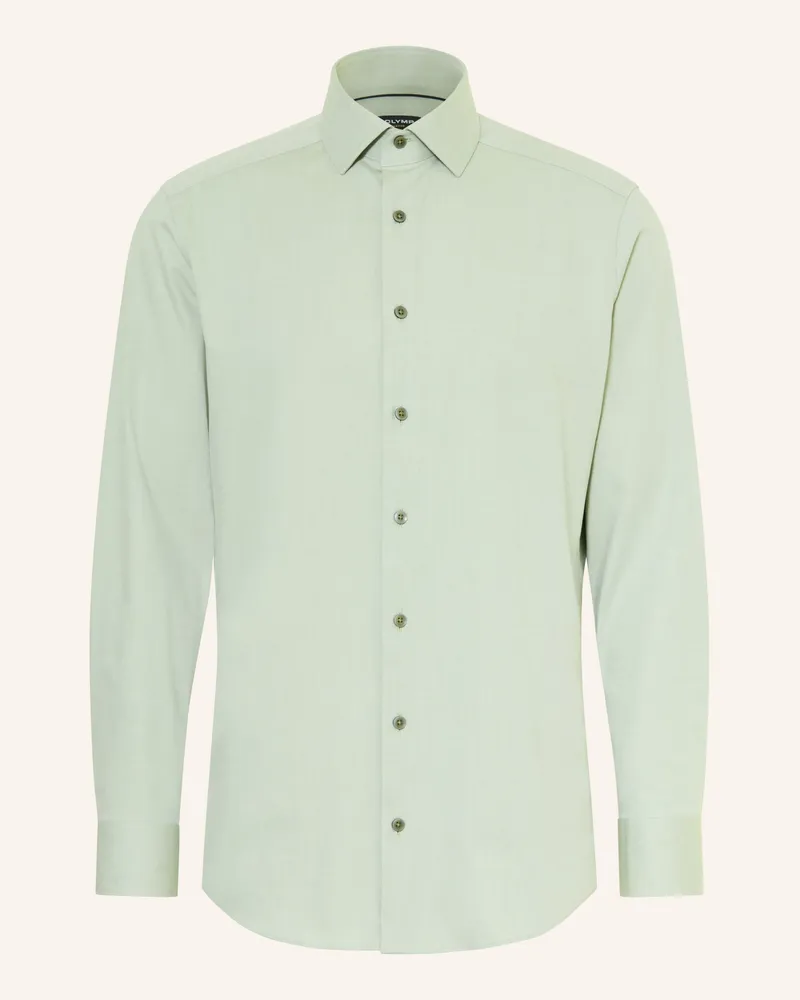 Olymp Jerseyhemd Luxor 24/Seven Modern Fit gruen Beige