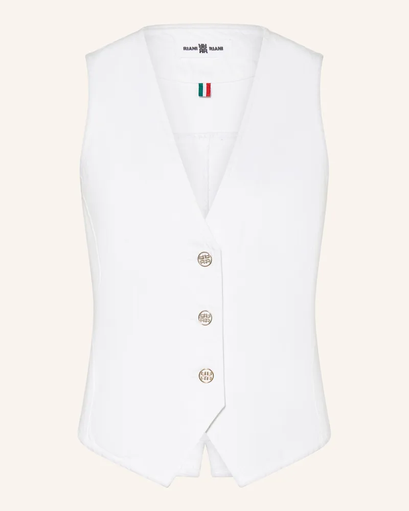 Riani Jeansweste weiss Weiss