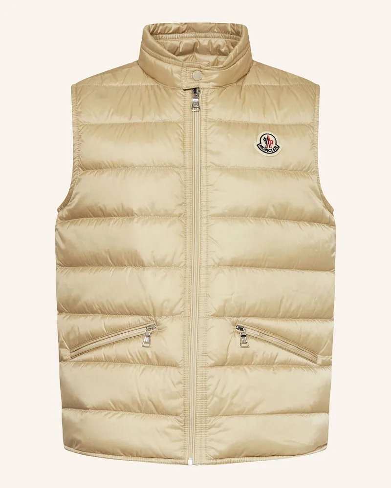 Moncler Daunenweste GUI Beige