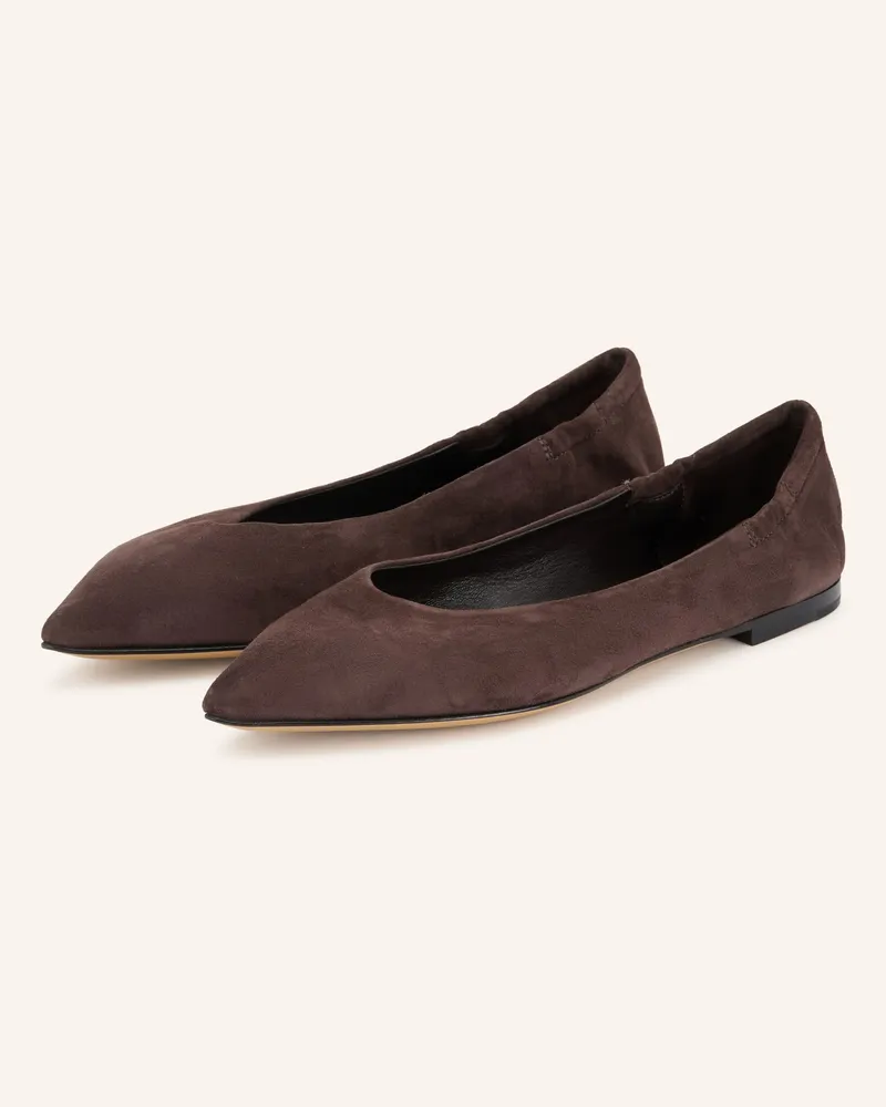 POMME D'OR Ballerinas Ingrid braun Dunkelbraun