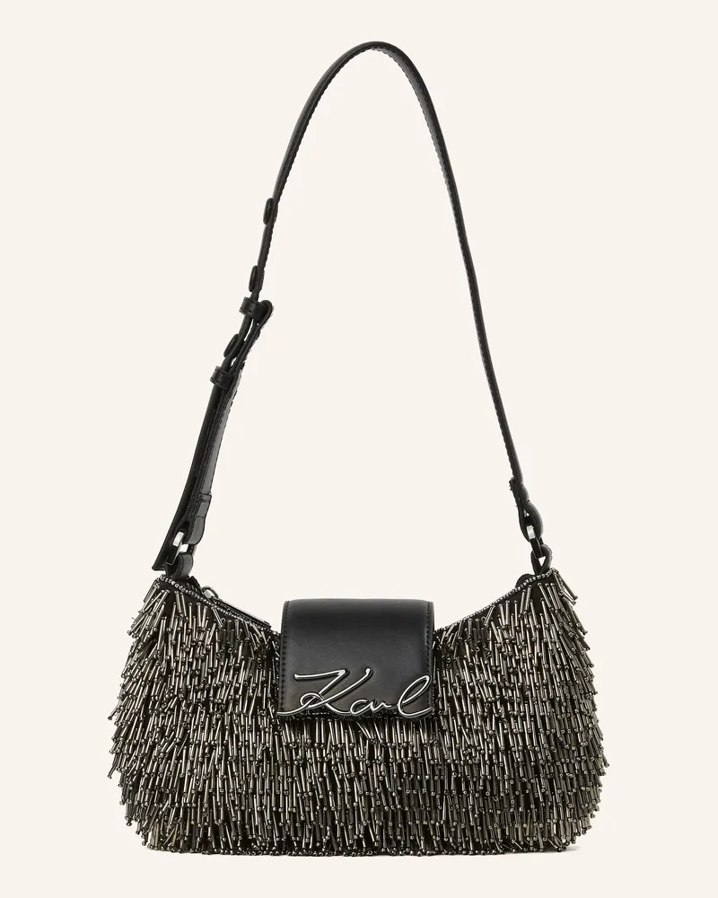Karl Lagerfeld Schultertasche Schwarz