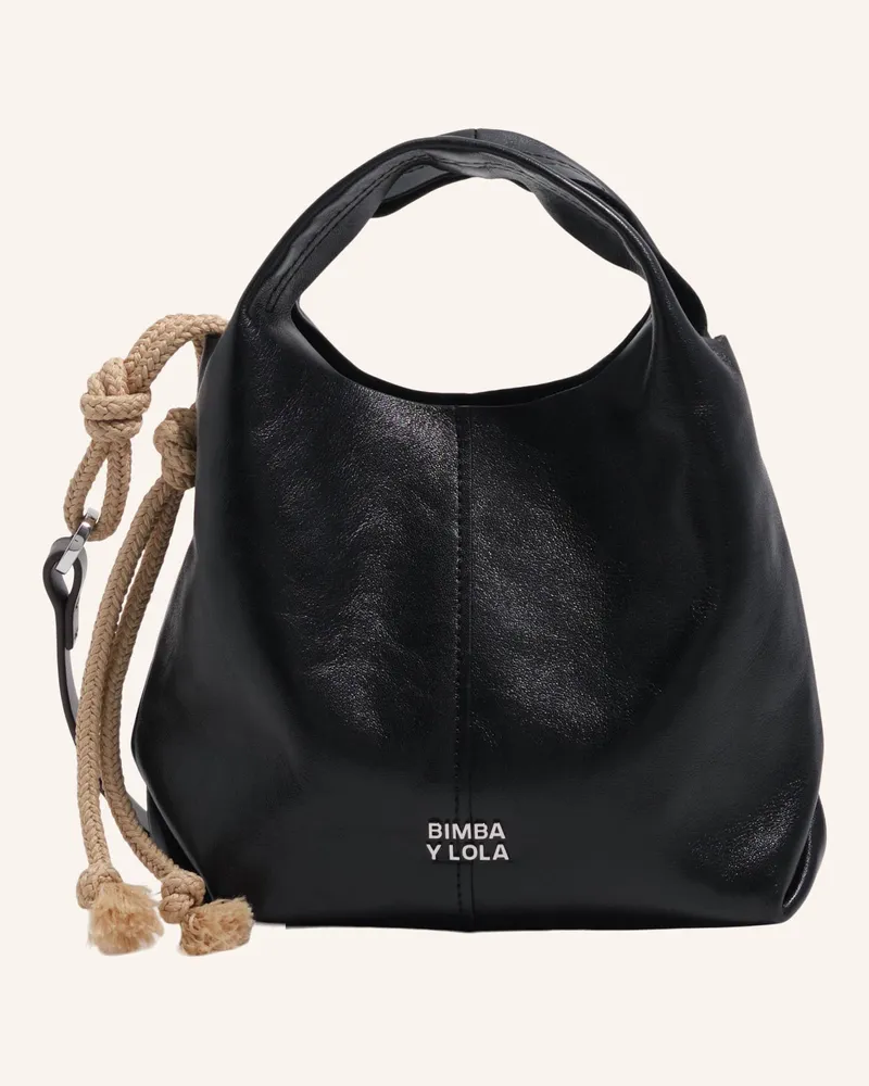 BIMBA Y LOLA Mini-Ledertasche schwarz Schwarz