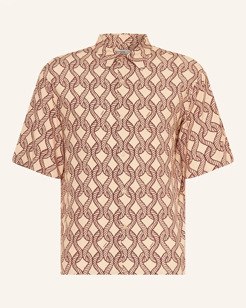 Sandro Kurzarm-Hemd Regular Fit Nude