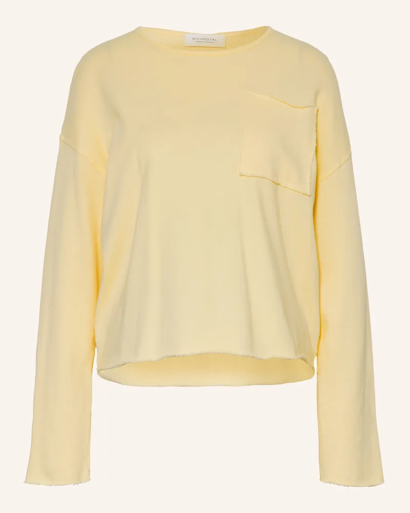 Rich&Royal Sweatshirt gelb Hellgelb