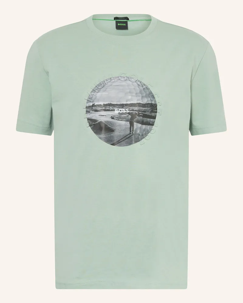 HUGO BOSS T-Shirt GRAPHIC HERITAGE Grün