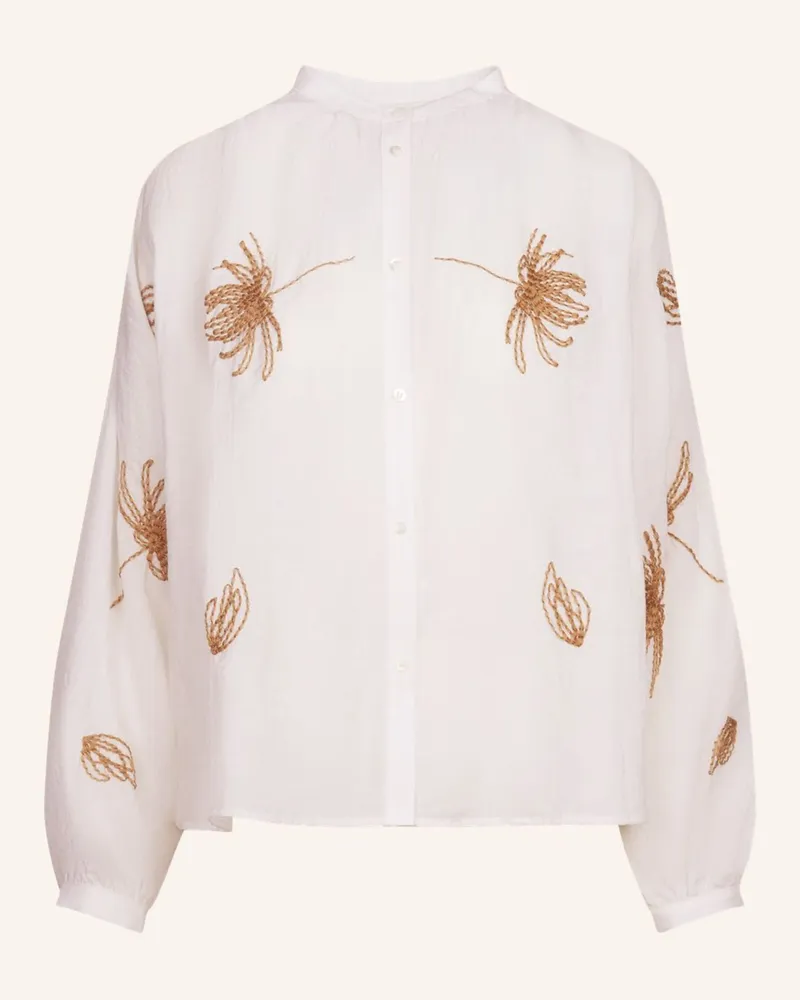 Seidensticker Stehkragenbluse Ecru