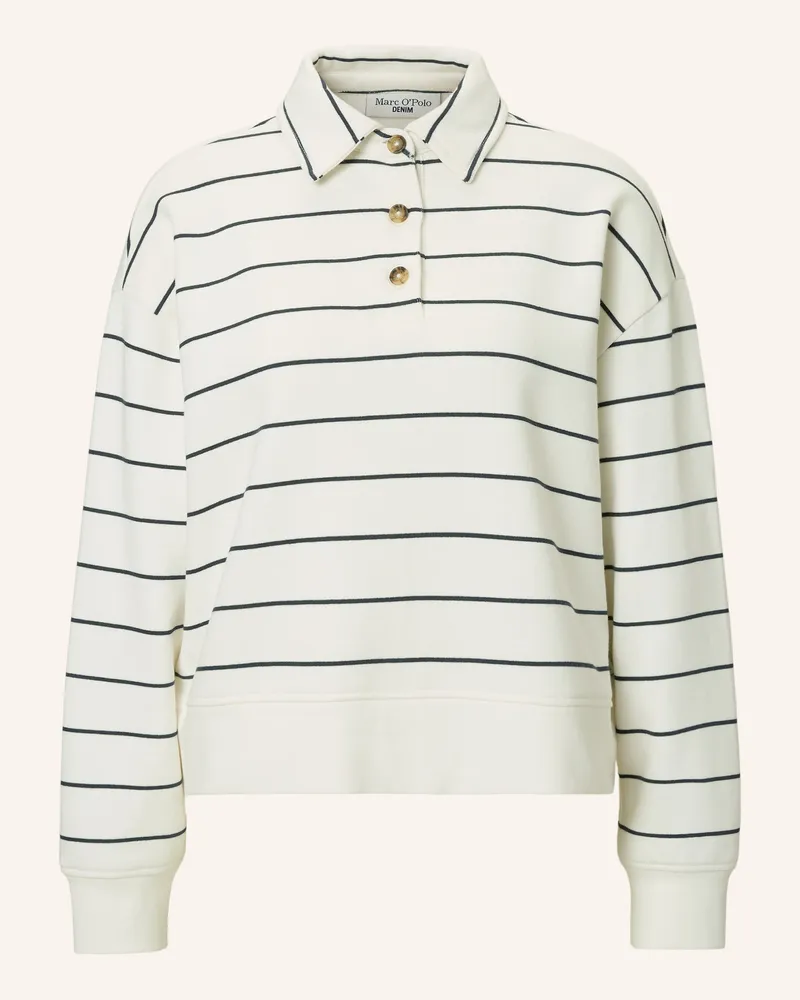 Marc O'Polo Polo-Sweatshirt Ecru