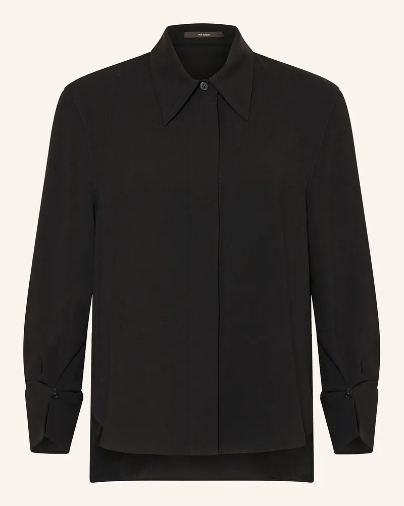 windsor. Hemdbluse Schwarz
