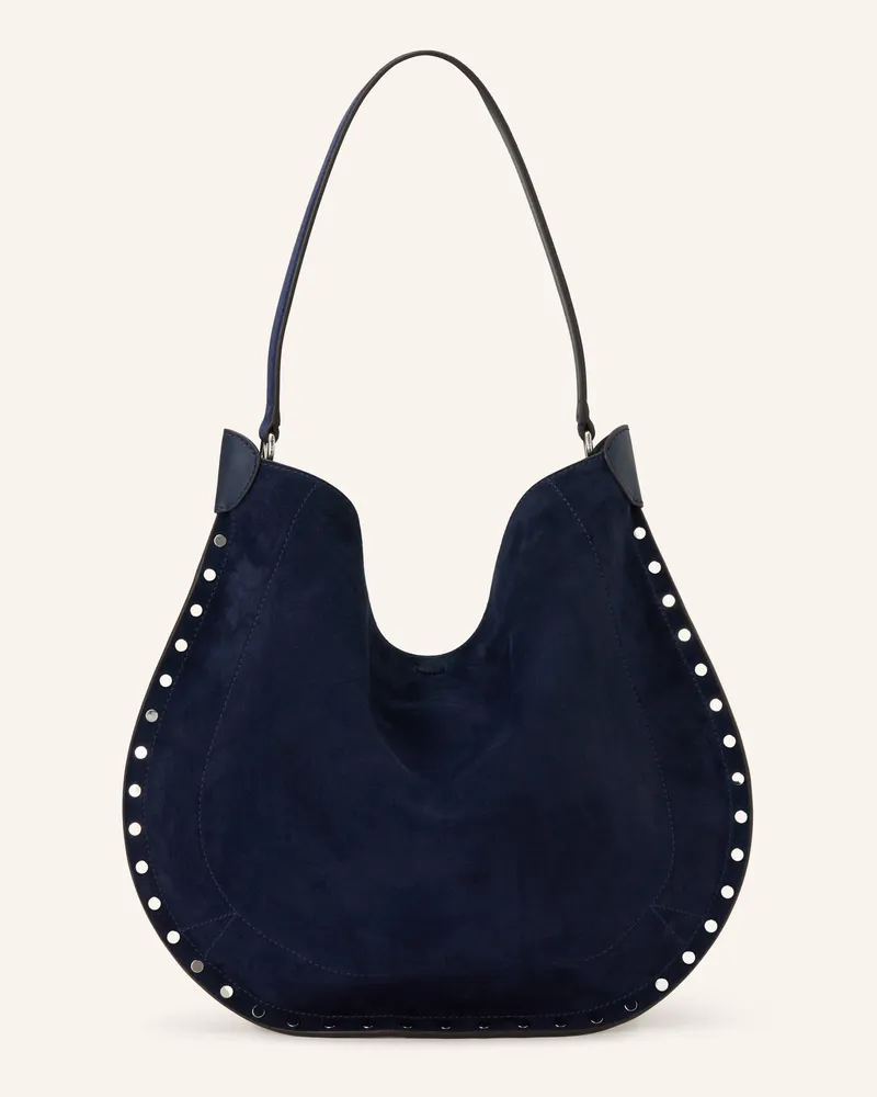 Isabel Marant Shopper Oskan Mit Pouch Und Nieten blau Dunkelblau