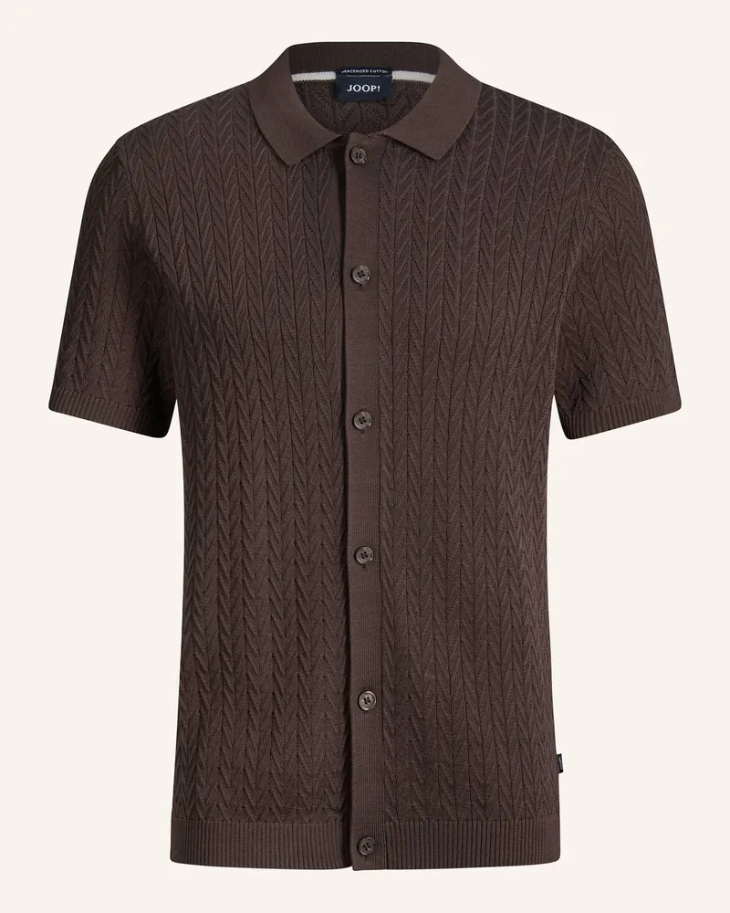 JOOP! Strickshirt braun Dunkelbraun