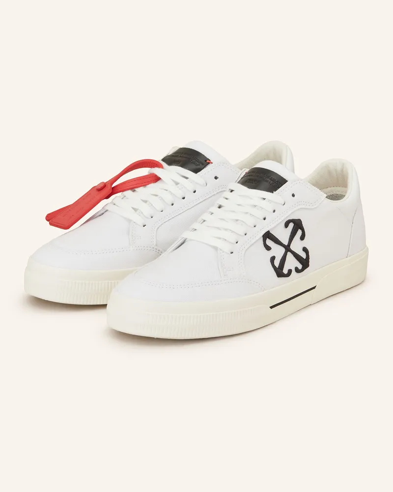 OFF-WHITE Sneaker NEW LOW VULCANIZED Weiss