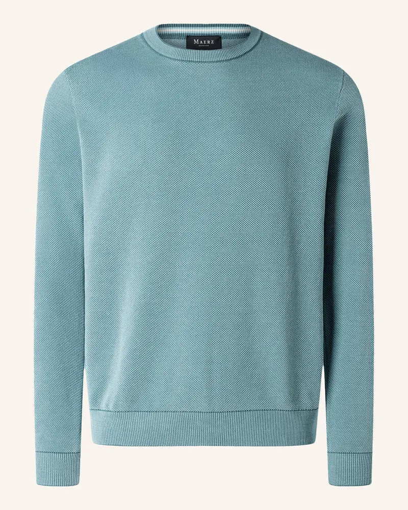 Maerz Strickpullover 464701 blau Türkis